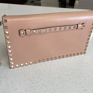 Valentino rockstudded clutch